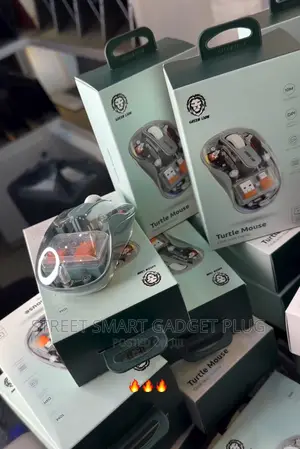 Green Lion Turtle Rechargeable Wireless Mouse
