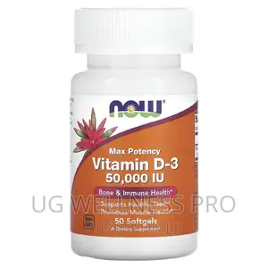 NOW Foods, Vitamin D-3, Max Potency, 50,000 IU, 50 Softgels