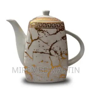 Ceramic Marble Tea Pot