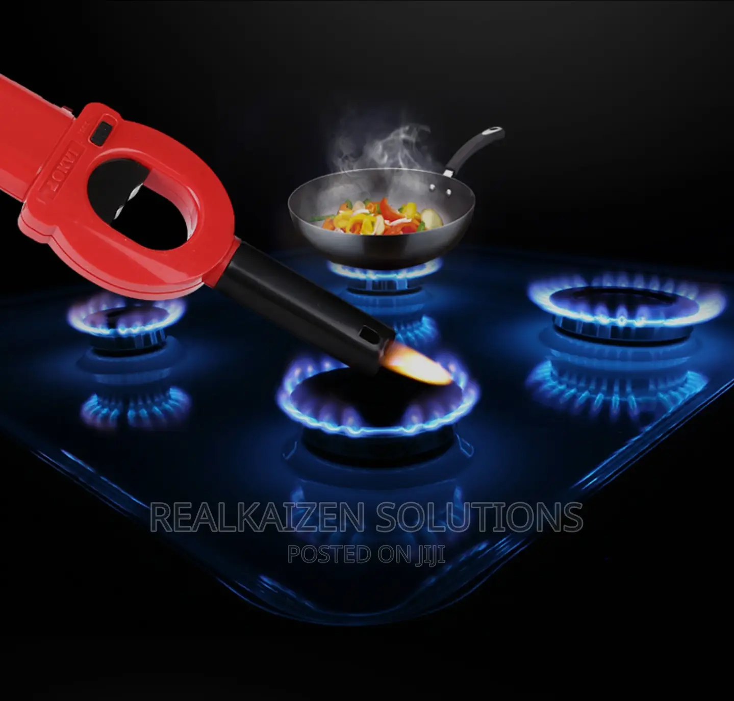 Japan TOKAI Adjustable Flame Utility Stove Gas Lighter