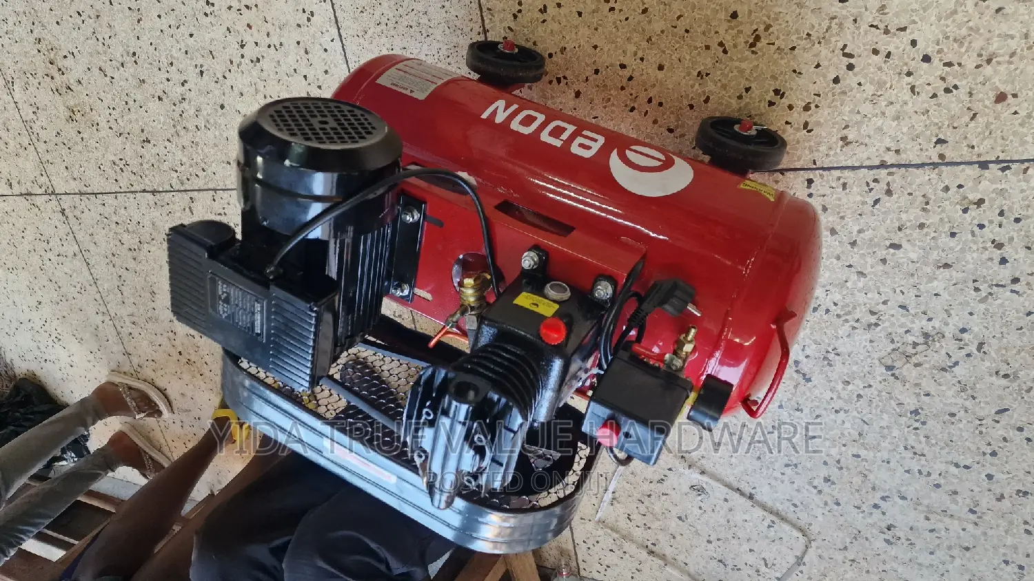 Air Compressor 50 Lites Single Piston Edon