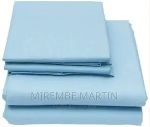 Double Cotton Bedsheets With 2 Pillowcases. – Blue