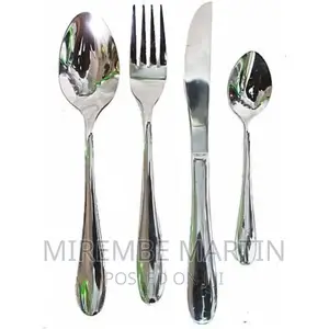 Stainless Steel Cutlery Set- 24pcs – Silver
