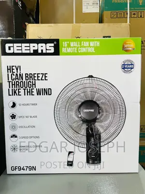Geepas Wall Fan With Remote