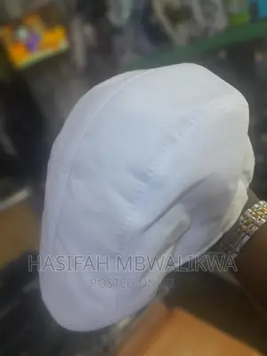 White Kangaroo Cap