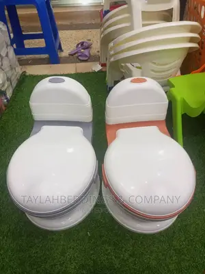 Elegant Potty Seat - Orange, Gray