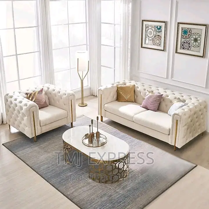 Pinched 4 Seater Sofas Set
