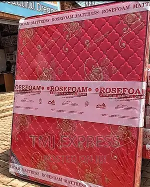 Rosefoam Deluxe Quited Mattress 6fx6 8 Inches
