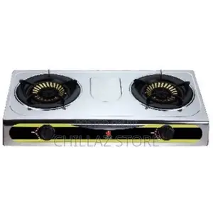 IQRA Gas Stove IQ-GS2BSS; Two Gas Burners, Auto Ignition