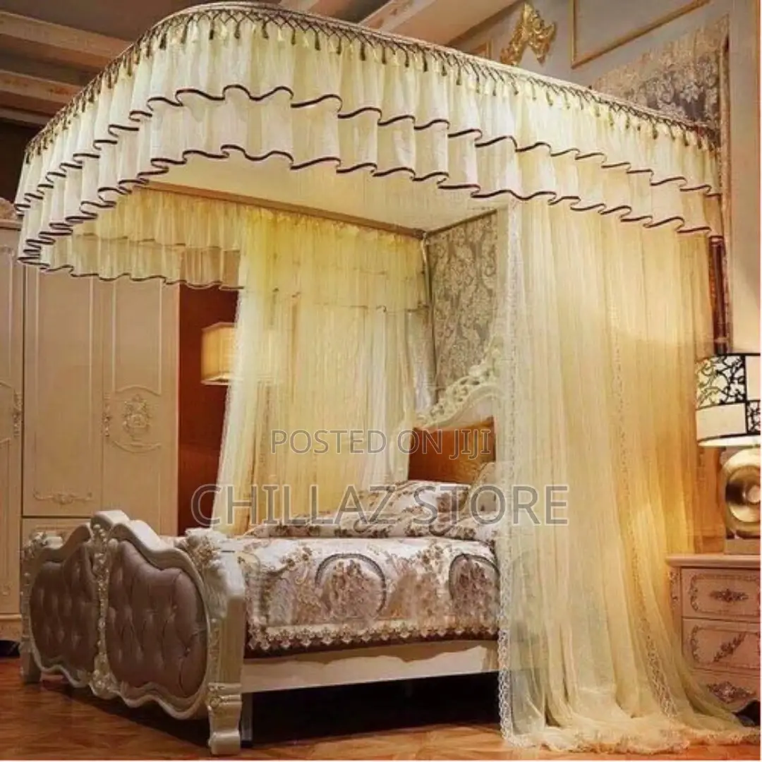 Lightbox
Two Stand Rail Mosquito Net – Cream Top Design
