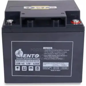 Lento 26AH 12V Solar Battery Sealed Maintenance-Free Battery
