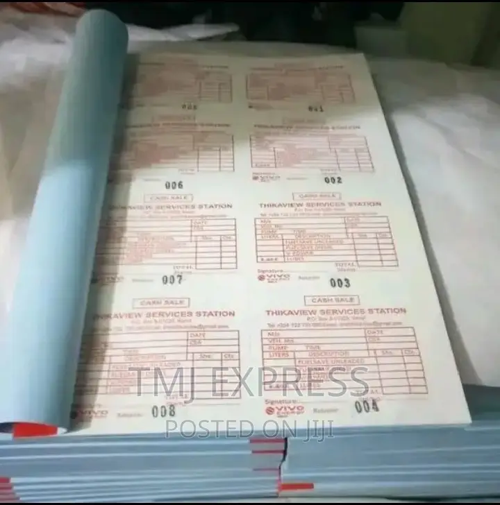 A4 Size Cash Sale Books