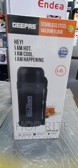New Geepas Hot and Cold Stainless Steel Vacuum Flask
