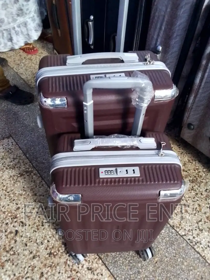 Vip Original Plastic Suitcase. Medium.( Brown)