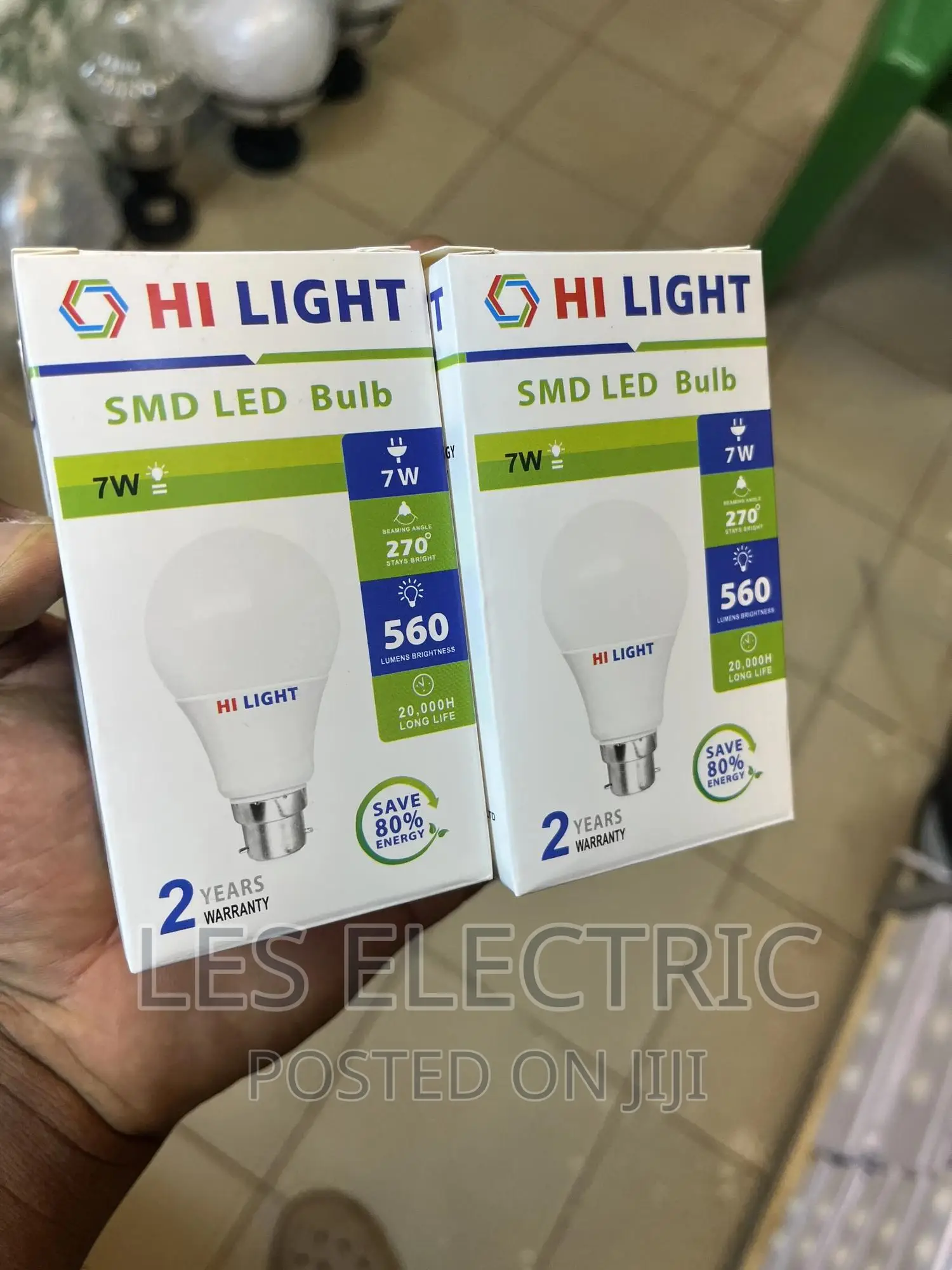 5watts and 7watts Bulb