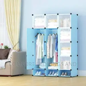 Three Column Plastic Closet