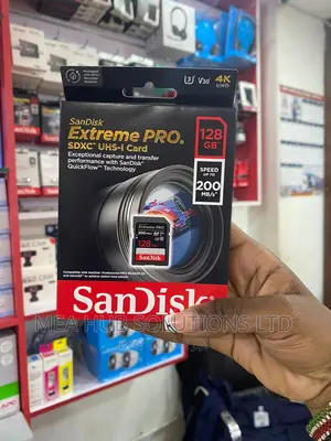 128gb Sandisk Extreme Pro Memory Card