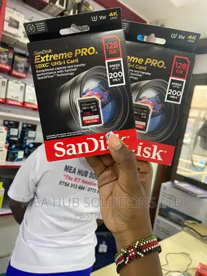128gb Sandisk Extreme Pro Memory Card