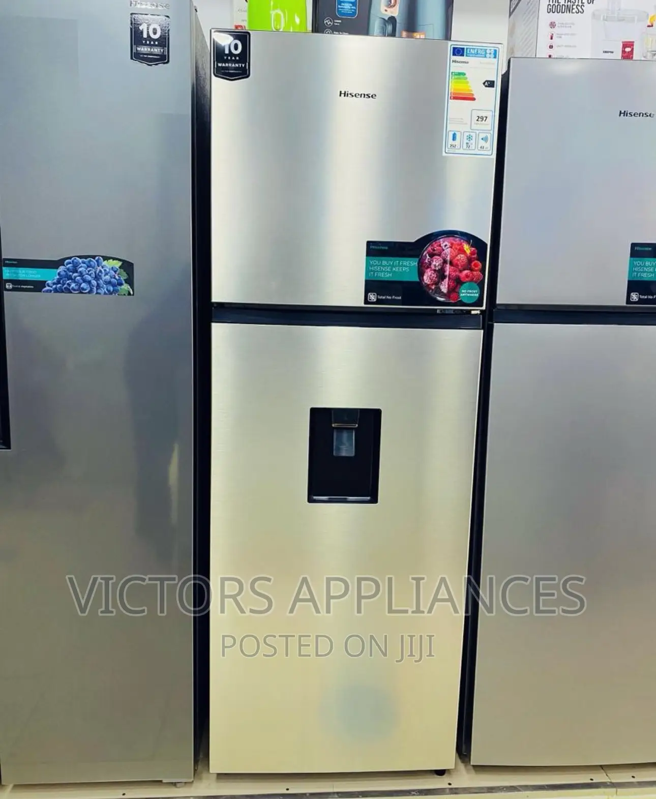 Hisense Refrigerator 419L Double Door Frost Free