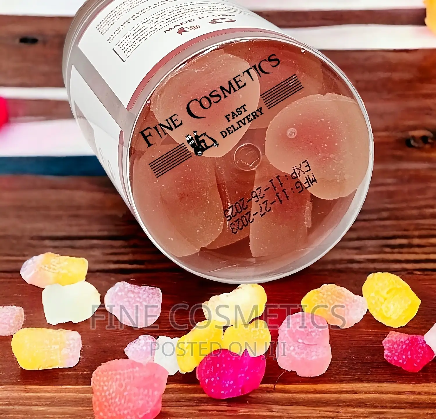 Nature's Cure Skin Whitening Gummies Strawberry Flavour. 30