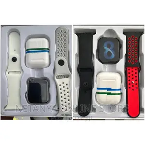 Smart Watch With Free Wireless Ear Phones