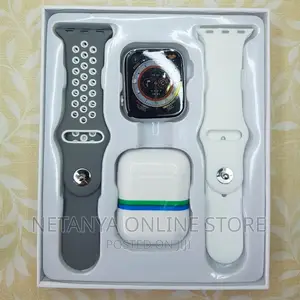 Smart Watch With Free Wireless Ear Phones