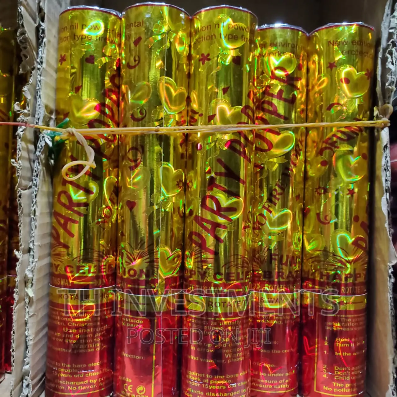 Party Poppers.