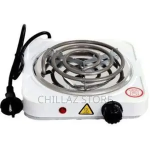 Single Coil Electric Hotplate 1000W – White
