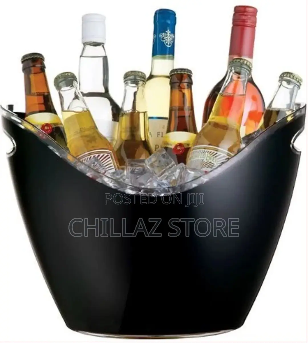 Co-Rect Acrylic 8 Bottle Beer, Champagne, Wine Ice Bucket