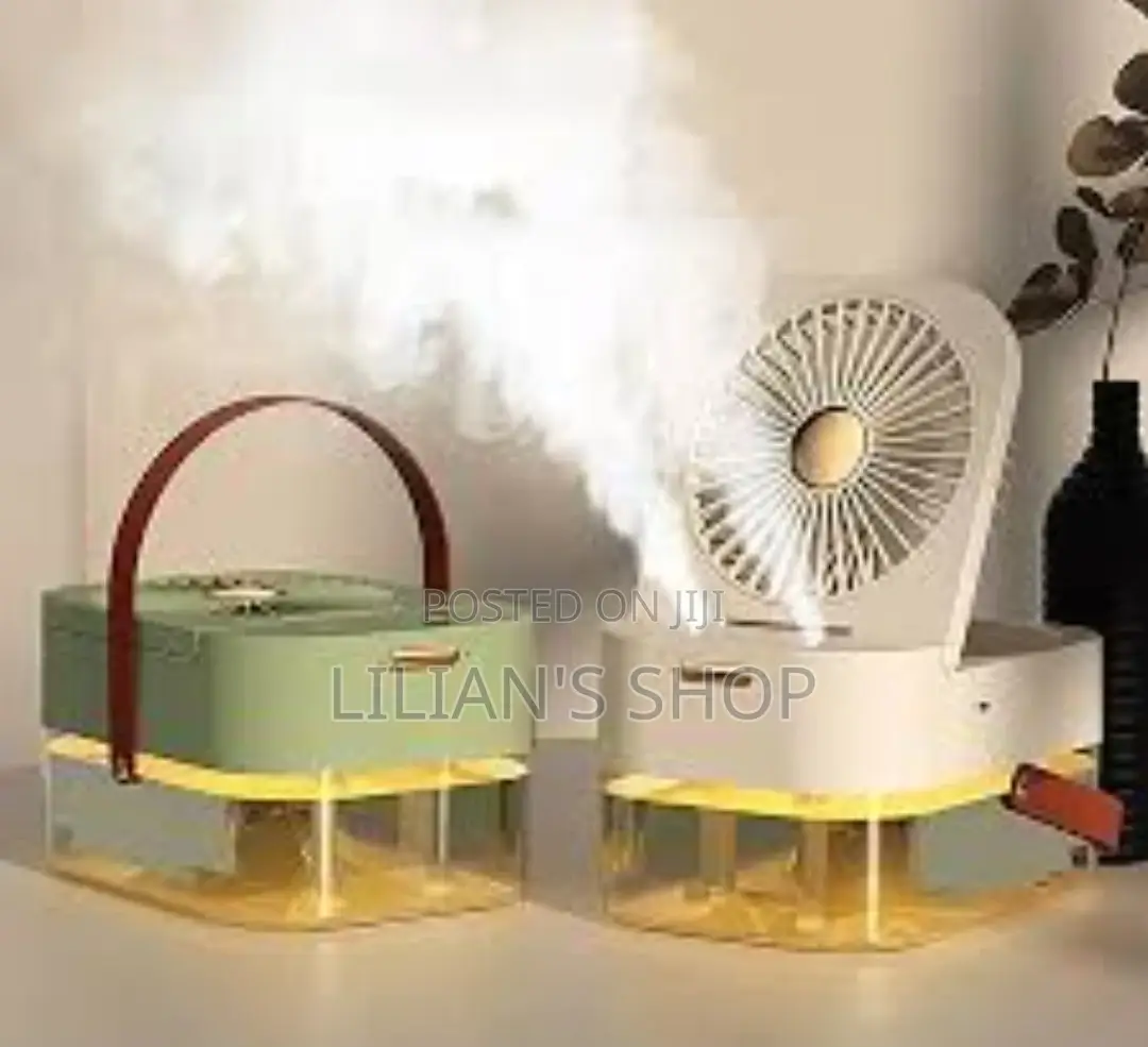 Foldable Table/Desk Fan Intelligent Humidifier
