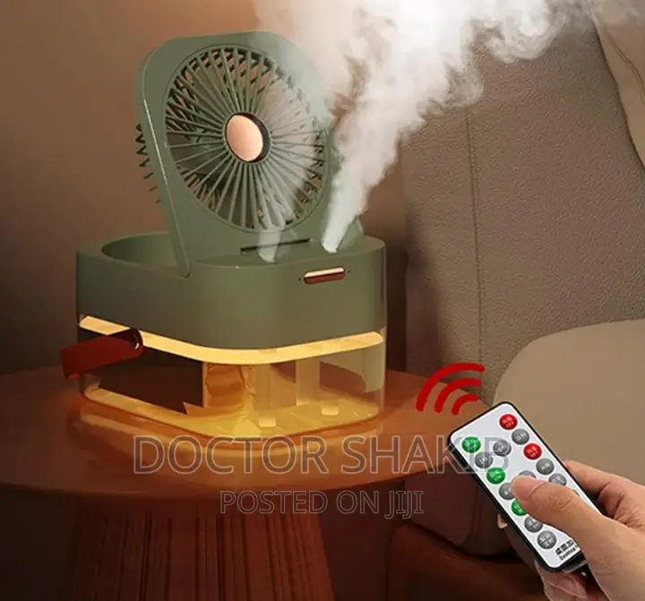 Portable Humidifier With Cooling Fan
