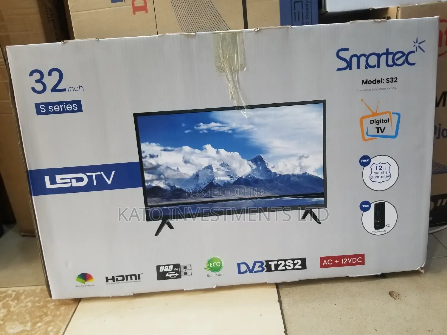Smartec 32 Inches Frameless Tv Digital