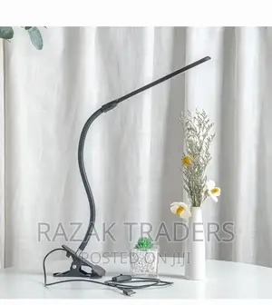 Clip Table Lamp, USB Plug-in Bedside Table Light, Office