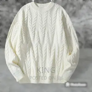 Starmore Sweater. White or Mustard