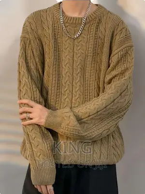 Starmore Sweater. White or Mustard