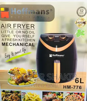 HM-776 Electronic Air Fryer (6L)