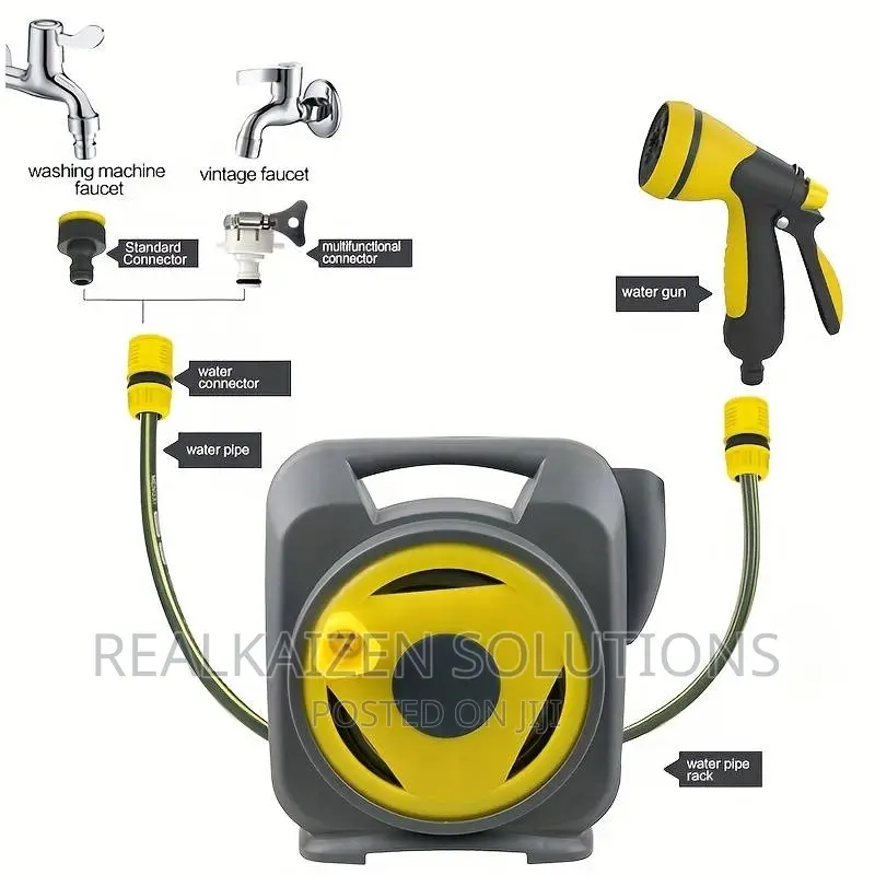 EPSILON 12 Meters Portable Hose Reel Set