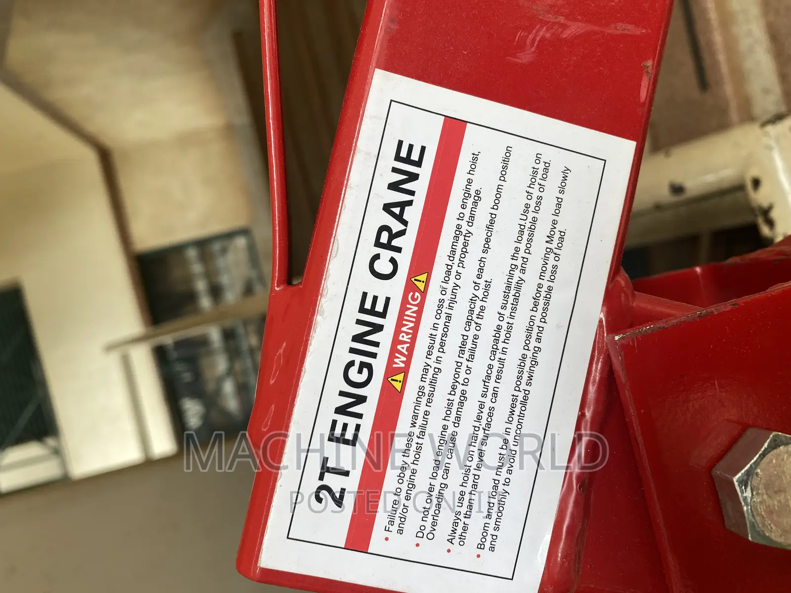 Engine Crane 2tonnes