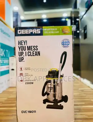 Geepas 23L GVC 19011 Wet Dry Vacuum Cleaners Available