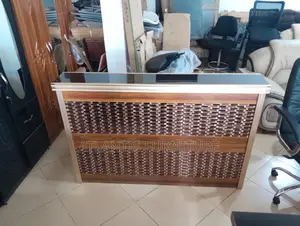 Front Glass and Top Reception Desk (160cm)