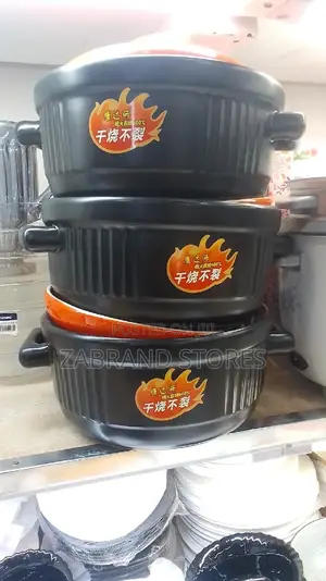 Black Heavy Stainless Steel Serving Table Dishes