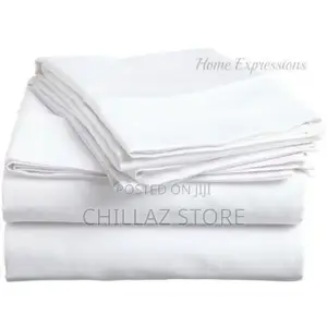 Home Fashion 6*6 Cotton Bedsheets With 2 Pillow Cases