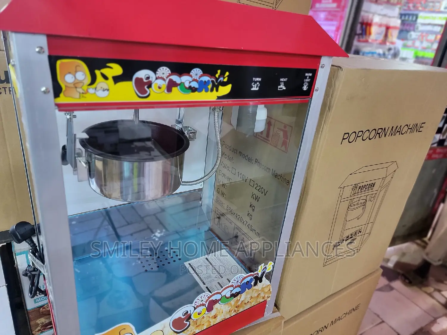 Brand New Popcorn Machine