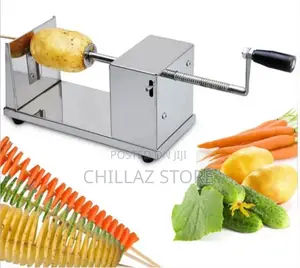 Manual Potato Chips Slicer Spiral Twister Vegetable Cutter,