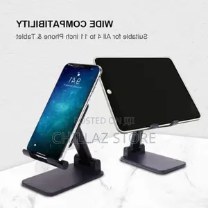 Phone Stand for Desk, Foldable Portable Cell Phone Holder