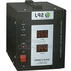 SPJ AVR-BLU1500W03 Automatic Voltage Regulator