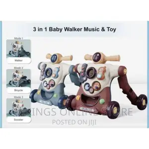 Multi Baby Walkers Step Pusher(3 in 1 Walker )