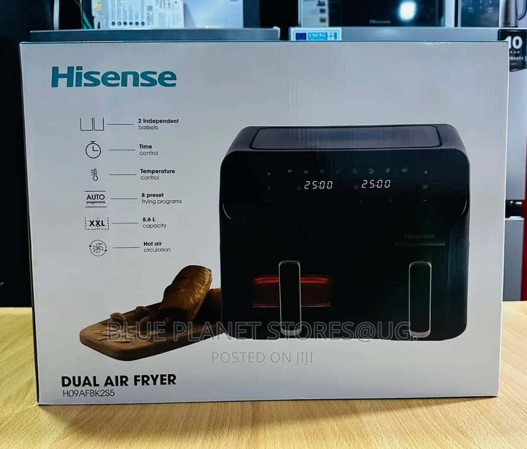 Hisense 8.6l Digital Dual Airfryer // 1700w // Ho9afbk2s5