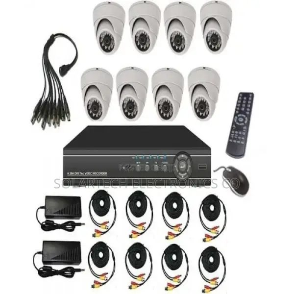 8 Channel CCTV Camera Kit Full HD