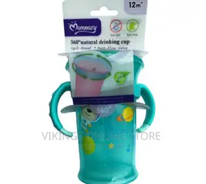 Mom Easy Baby Trainer Sippy Cup 12m+ 360 Degree Non Spill